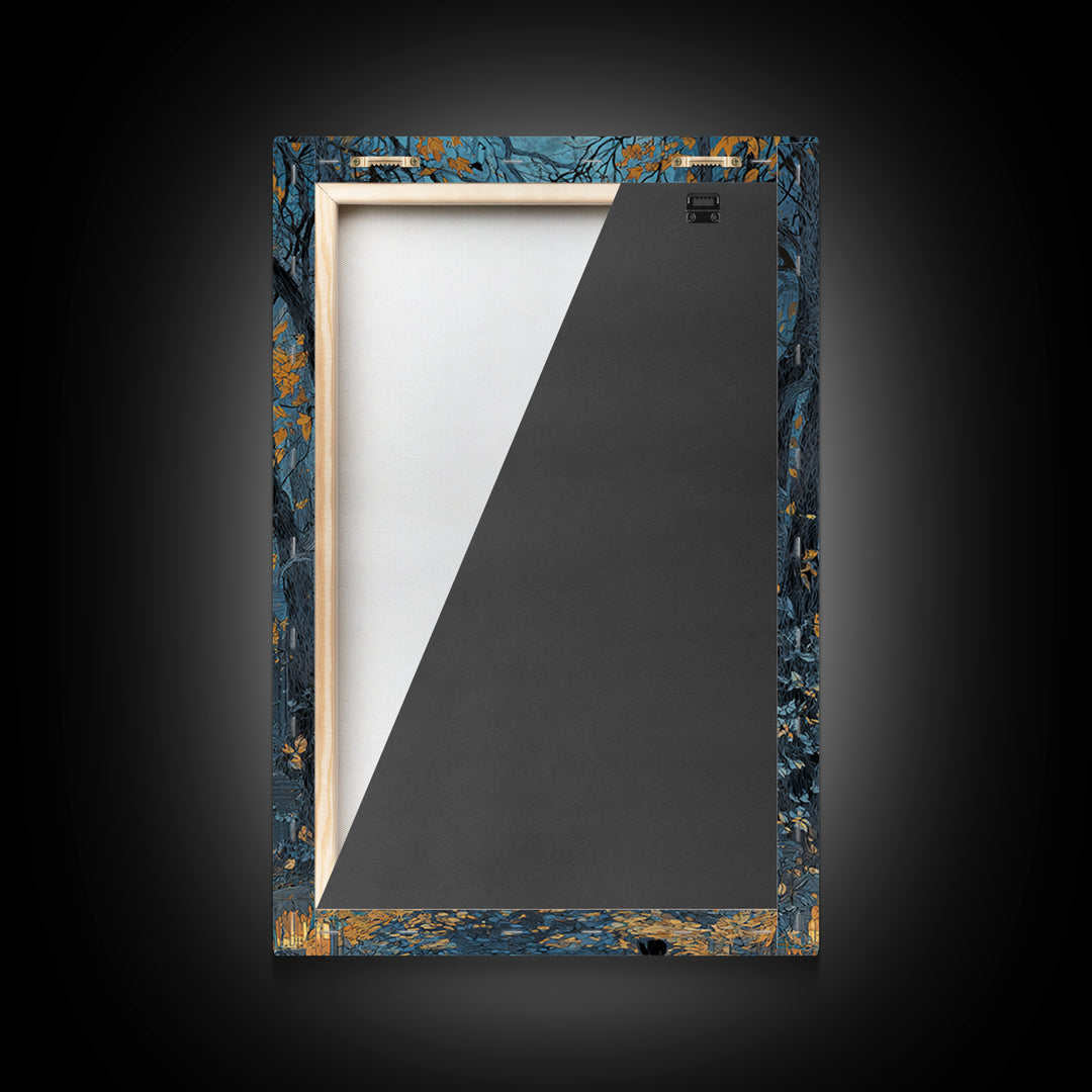 The Ghostly Violin Procession - Icon Portrait, Dark Fantasy Wall Art, Vertical Wall Art, Canvas Print, Halloween Home Decor, Gothic Wall Art