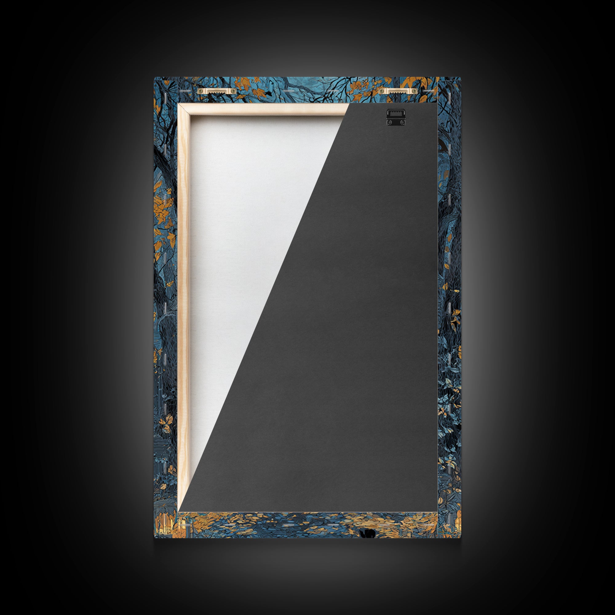 The Ghostly Violin Procession - Icon Portrait, Dark Fantasy Wall Art, Vertical Wall Art, Canvas Print, Halloween Home Decor, Gothic Wall Art