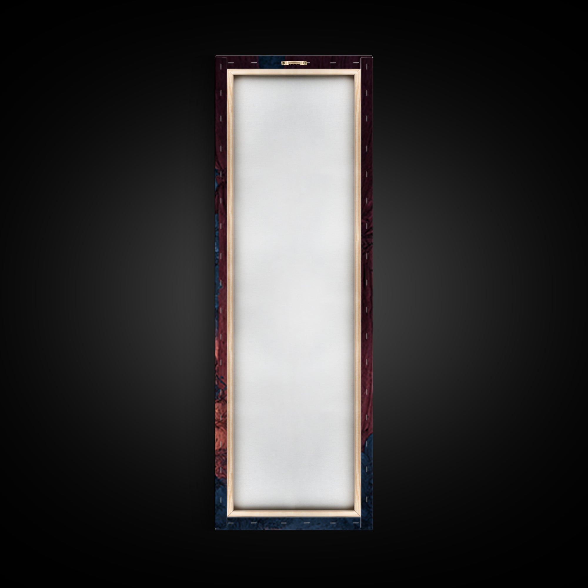 The Velvet Vampire Conservatory - Environmental Panorama, Occult Wall Decor, Tall Narrow Wall Art, Canvas Print, Halloween Home Decor