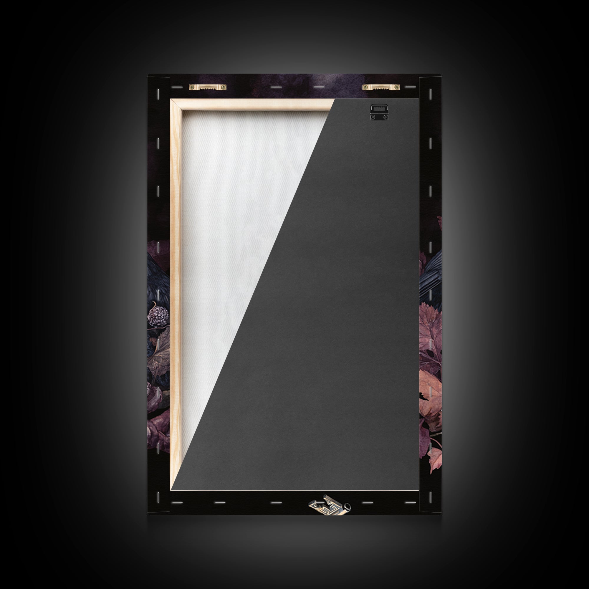 The Bone Key Still Life - Occult Still Life, Spooky Wall Decor, Vertical Wall Art, Framed Canvas Print, Halloween Home Decor