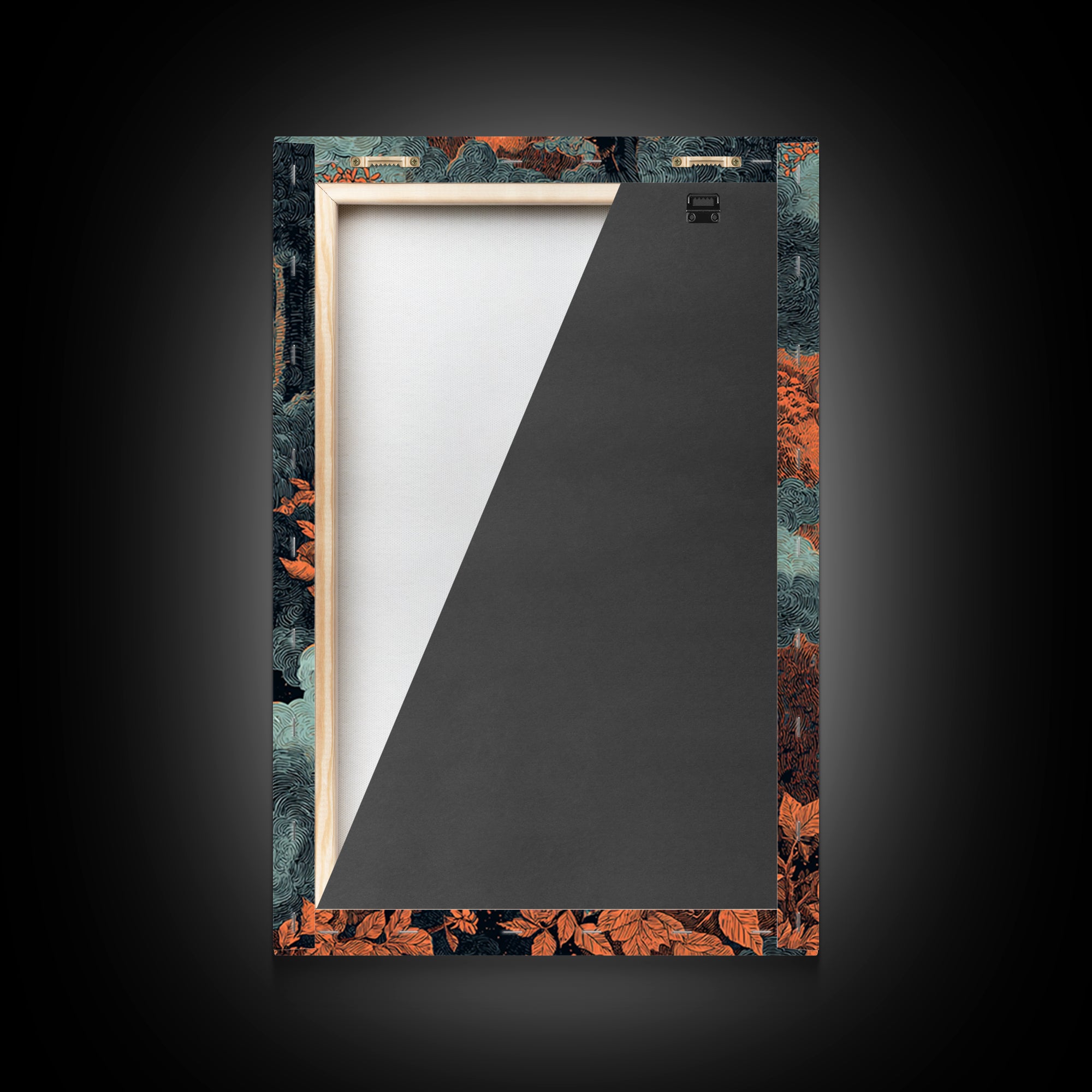 The Bone Key Still Life - Surreal Celestial Vision, Spooky Wall Decor, Vertical Wall Art, Framed Canvas Print, Halloween Home Decor