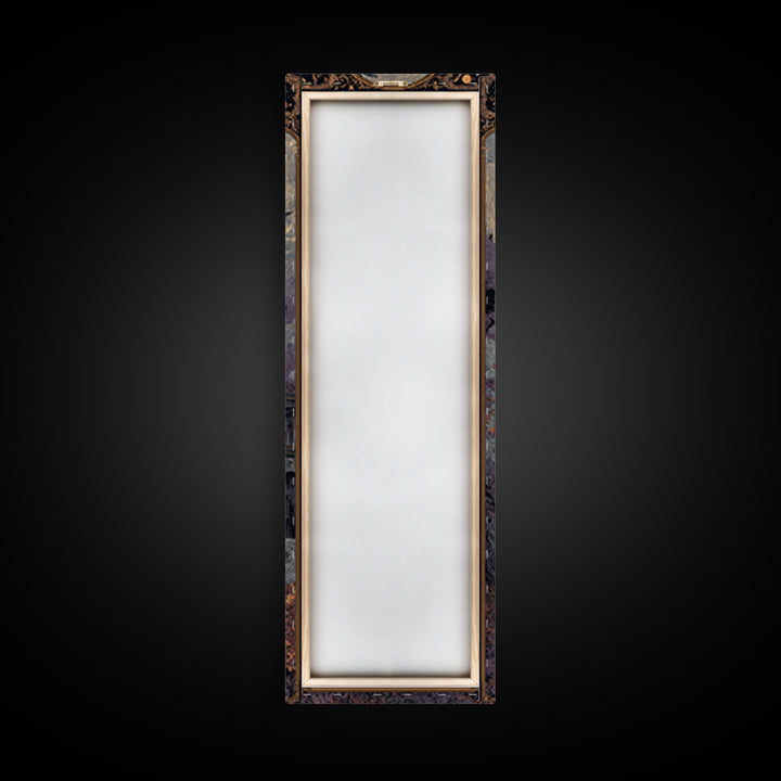 The Witch Astronomical Cabinet - Environmental Panorama, Macabre Halloween Art, Tall Narrow Wall Art, Framed Canvas Print, Gothic Wall Art