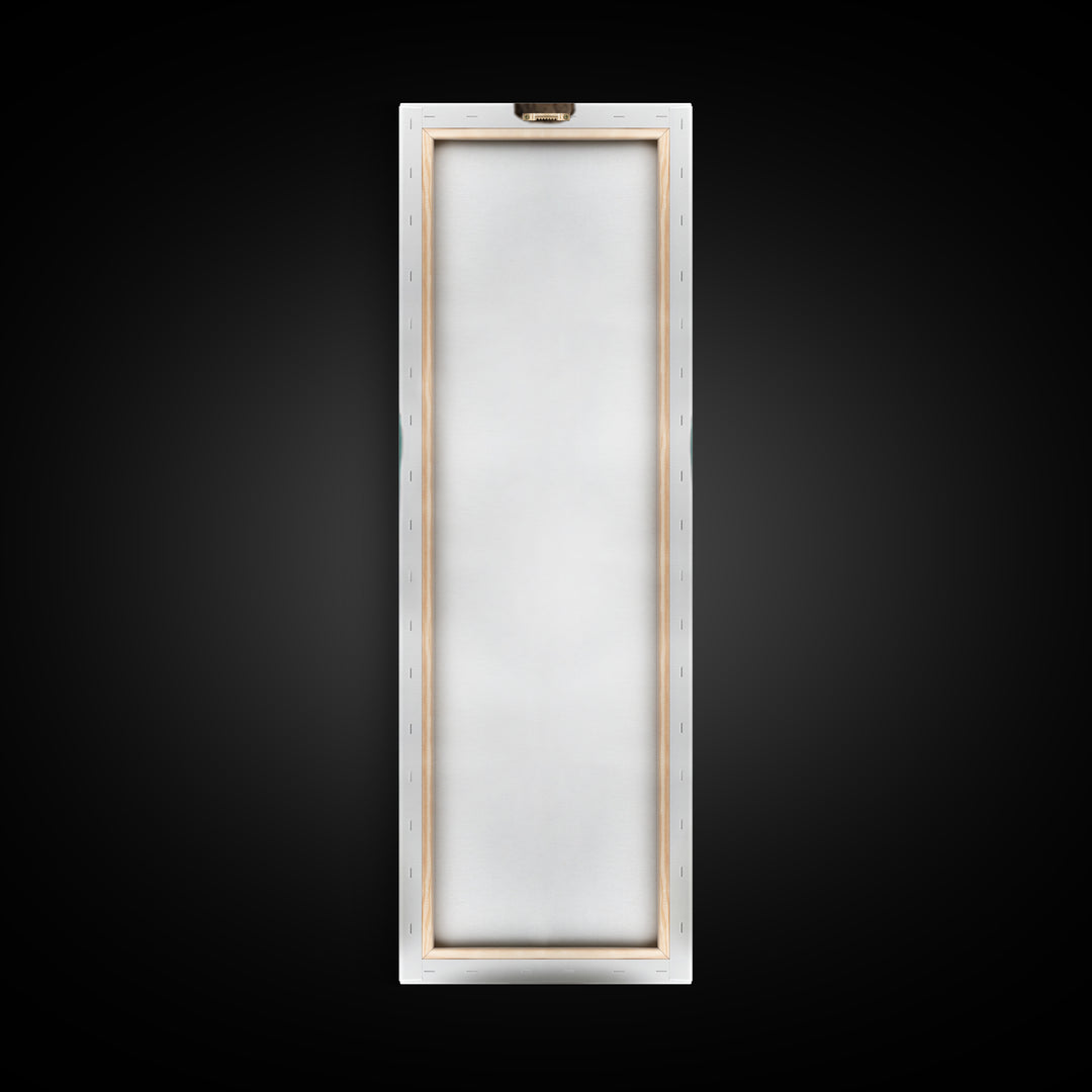 The Ghost Ship In A Bottle - Environmental Panorama, Spooky Wall Decor, Tall Narrow Wall Art, Framed Canvas Print, Halloween Home Decor