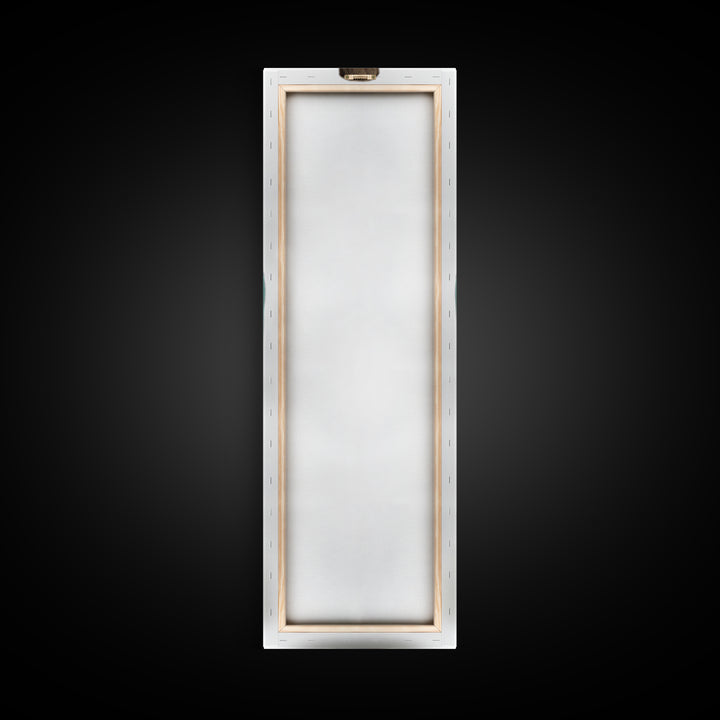 The Ghost Ship In A Bottle - Environmental Panorama, Spooky Wall Decor, Tall Narrow Wall Art, Framed Canvas Print, Halloween Home Decor