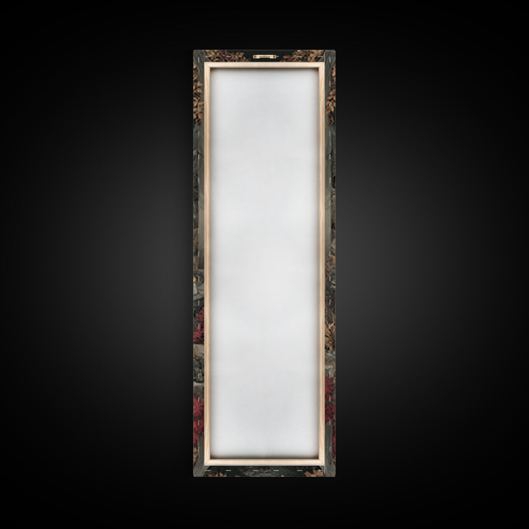 The Harvest Moon Tarot Reader - Environmental Panorama, Dark Fantasy Wall Art, Tall Narrow Wall Art, Canvas Print, Halloween Home Decor