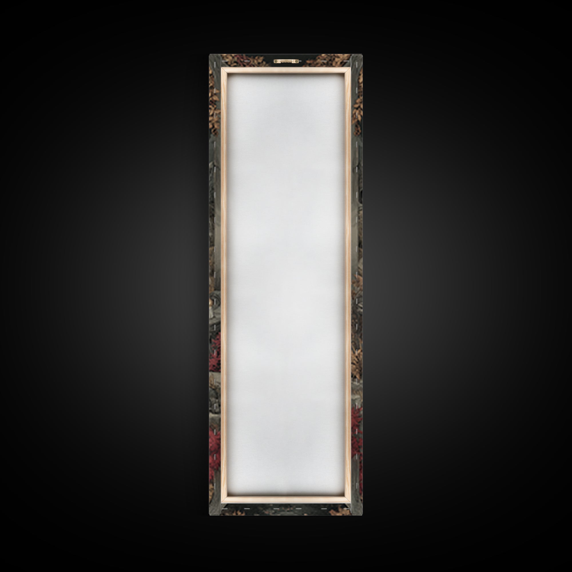 The Harvest Moon Tarot Reader - Environmental Panorama, Dark Fantasy Wall Art, Tall Narrow Wall Art, Canvas Print, Halloween Home Decor