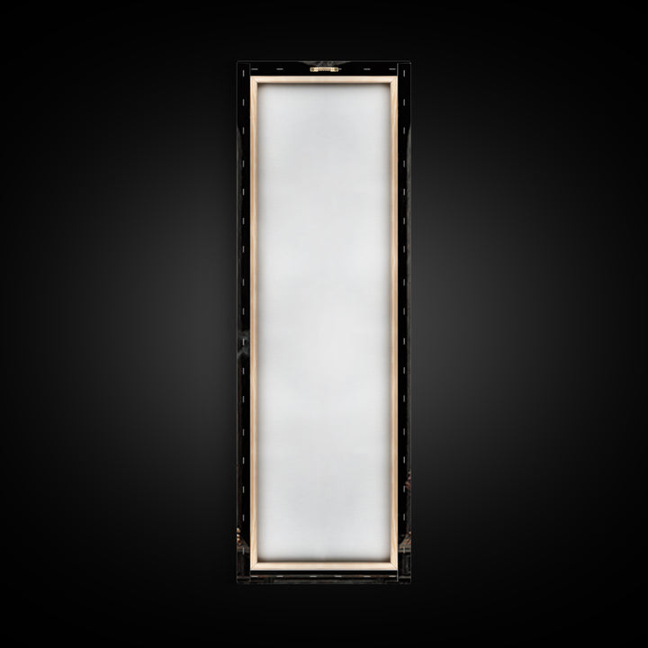 The Monster In The Mirror Cabinet - Occult Still Life, Dark Fantasy Wall Art, Tall Narrow Wall Art, Canvas Print, Halloween Home Decor