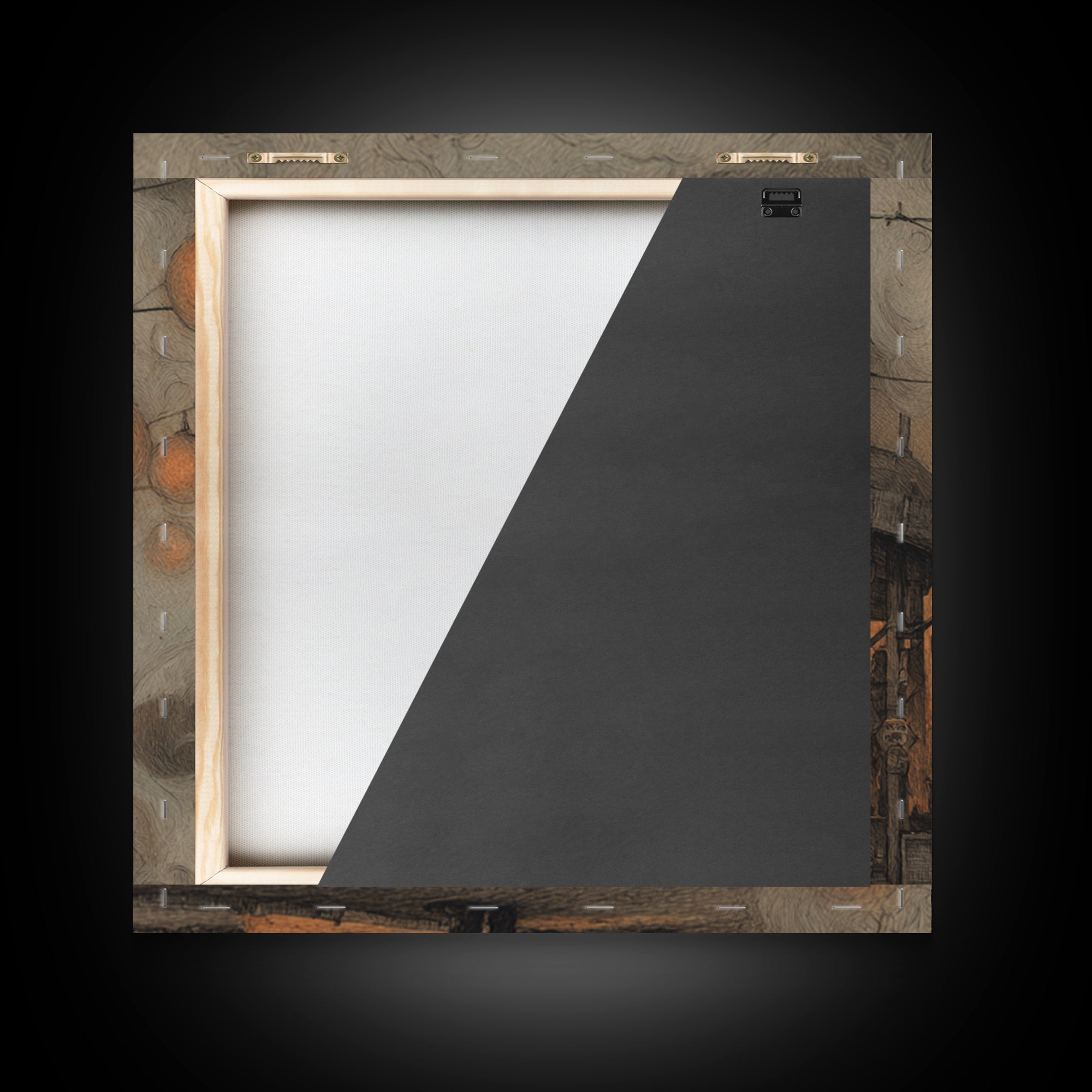 The Lantern Market Beyond The Veil, Occult Wall Decor, Square Wall Art, Canvas Print, Halloween Home Decor, Gothic Wall Art
