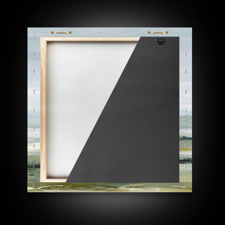 Calming Landscape with Open Sky and Gentle Canvas Print, Waiting Room Art, Dental Office Decor, Waiting Room Decor, Calm, WRA-1x1-1