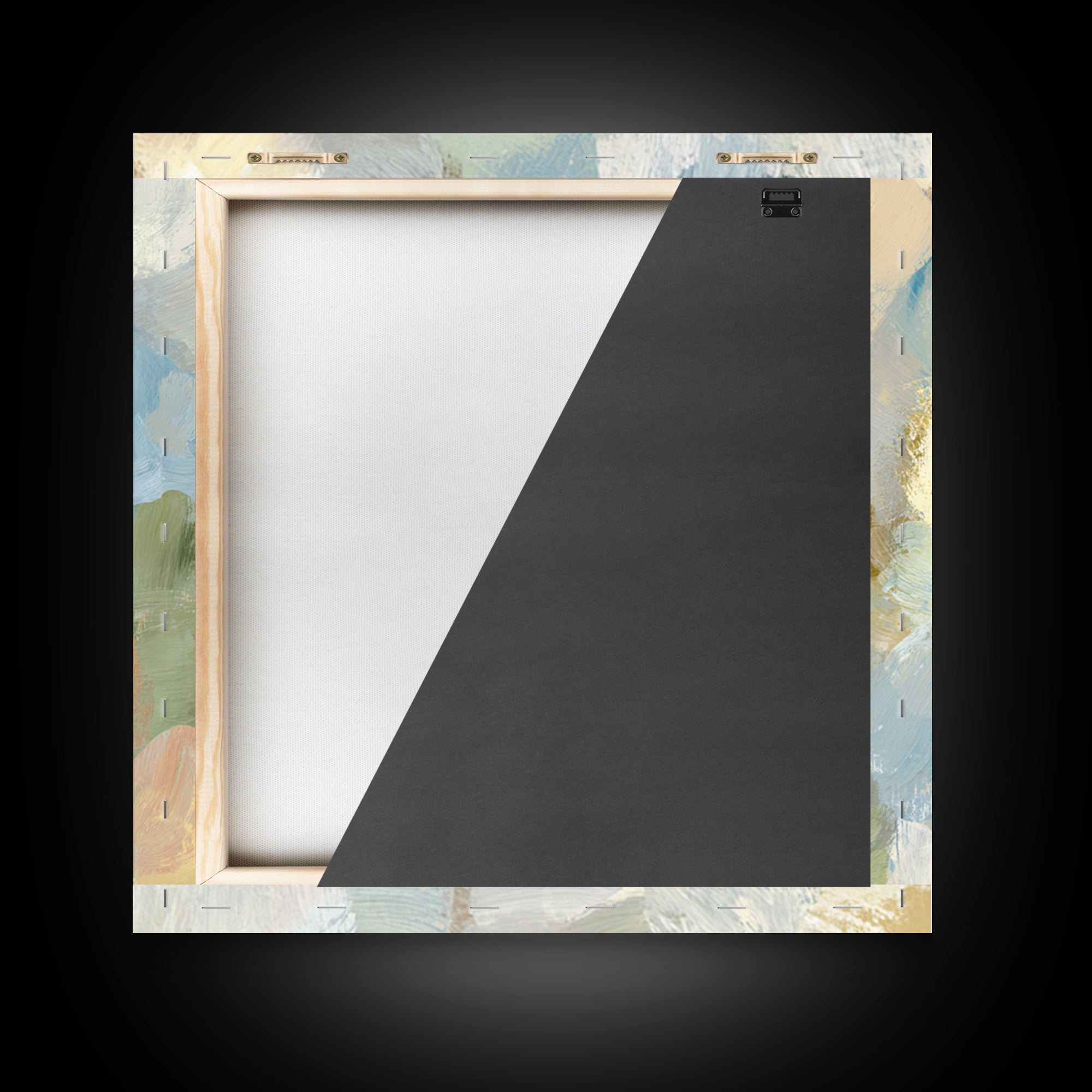 Pastel Rainbow Shapes for Pediatric Spaces Canvas Print, Waiting Room Art, Office Wall Decor, Waiting Room Decor, Abstract Art, WRA-1x1-18