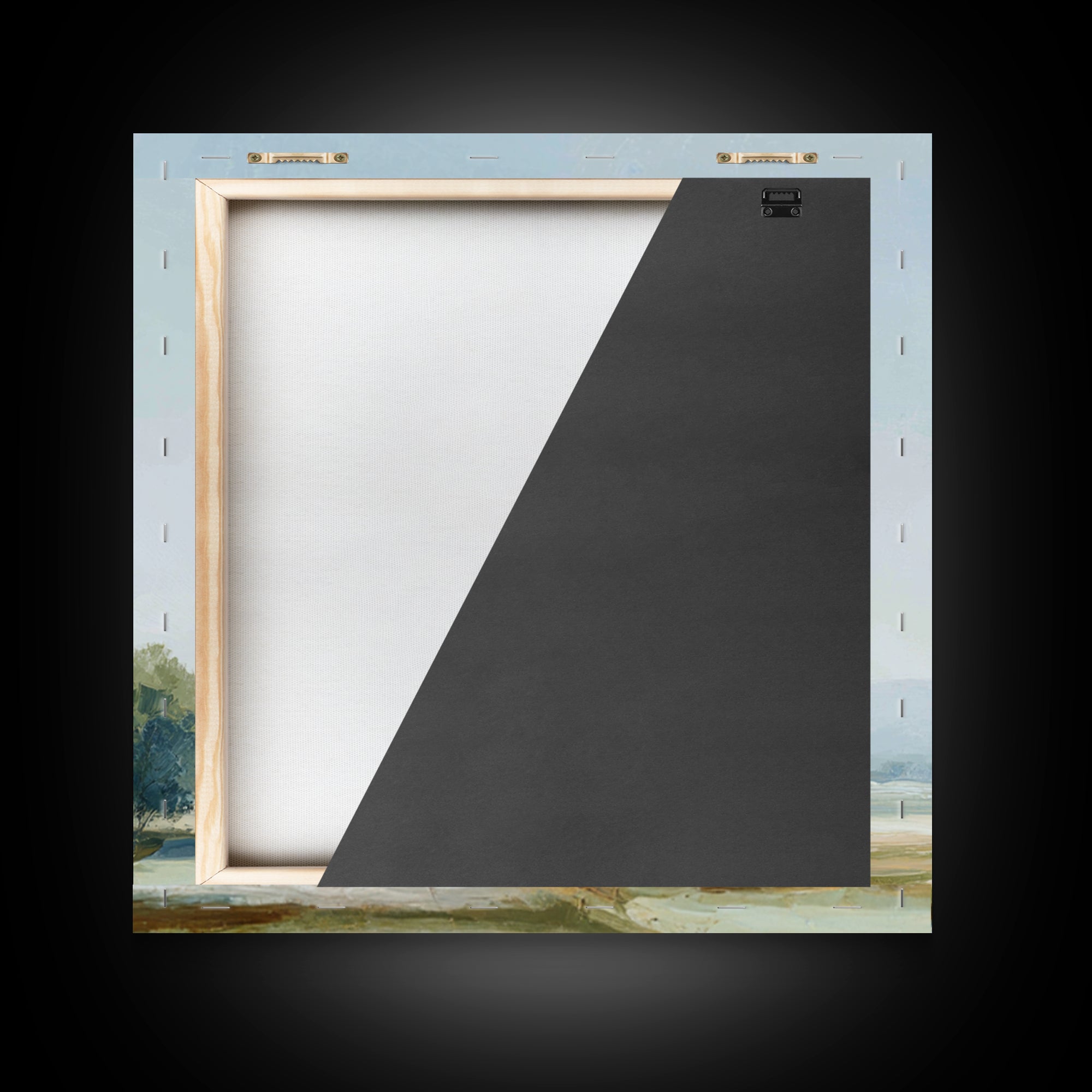 Open Field with Distant Tree Canvas Print, Waiting Room Art, Printable Art, Waiting Room Decor, Calm, Digital Art Print, WRA-1x1-23