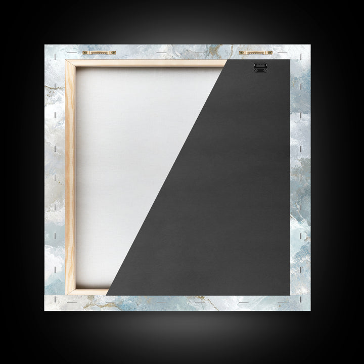 Light Marble Texture Abstract Framed Canvas Print, Waiting Room Art, Art, Waiting Room Decor, Fine Art, Calm, Bauhaus Print, WRA-1x1-48