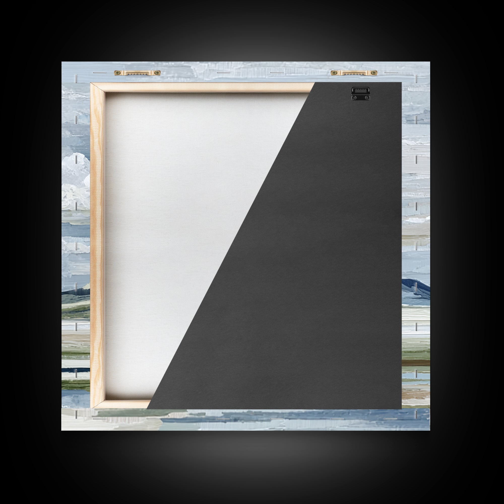 Calming Landscape with Open Sky and Gentle Canvas Print, Waiting Room Art, Modern Decor, Waiting Room Decor, Fine Art, Calm, WRA-1x1-49