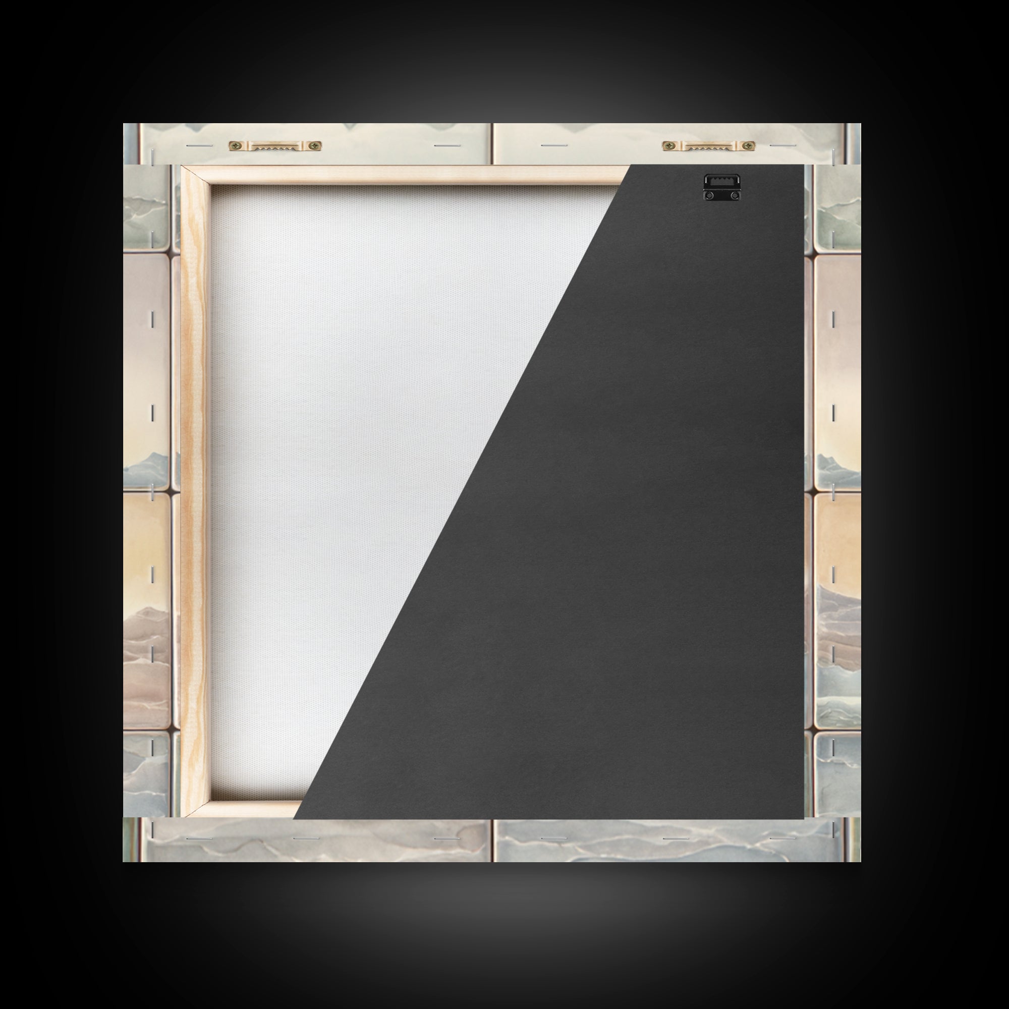 Warm Desert Sunrise Framed Canvas Print, Waiting Room Art, Photography Print, Waiting Room Decor, Calm, Minimalist Decor, WRA-1x1-61