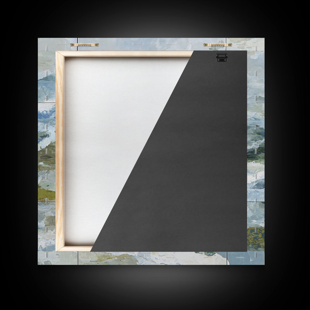 Large Cloudscape with Hopeful Light Framed Canvas Print, Waiting Room Art, Gallery Wall Art, Waiting Room Decor, Fine Art, Calm, WRA-1x1-64