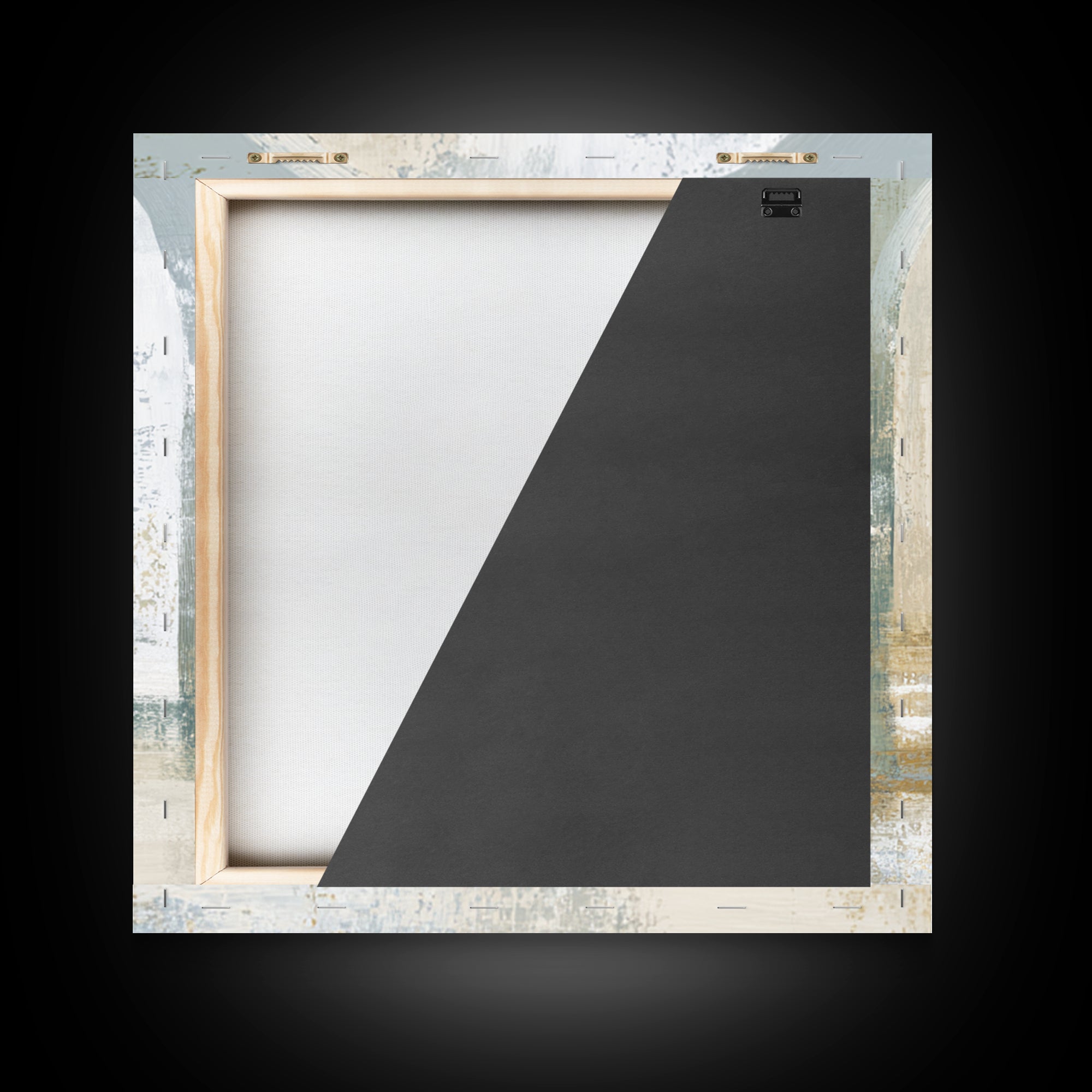 Modern Neutral Arch Abstraction Canvas Print, Waiting Room Art, Neutral Decor, Waiting Room Decor, Abstract Art, Calm, WRA-1x1-69