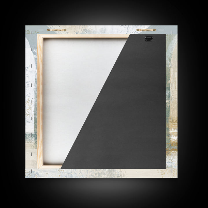 Modern Neutral Arch Abstraction Canvas Print, Waiting Room Art, Neutral Decor, Waiting Room Decor, Abstract Art, Calm, WRA-1x1-69