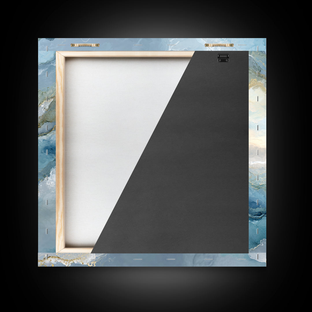 Soft Abstract Waves Canvas Print, Waiting Room Art, Boho Decor, Waiting Room Decor, Abstract Art, Calm, Printable Wall Art, WRA-1x1-98