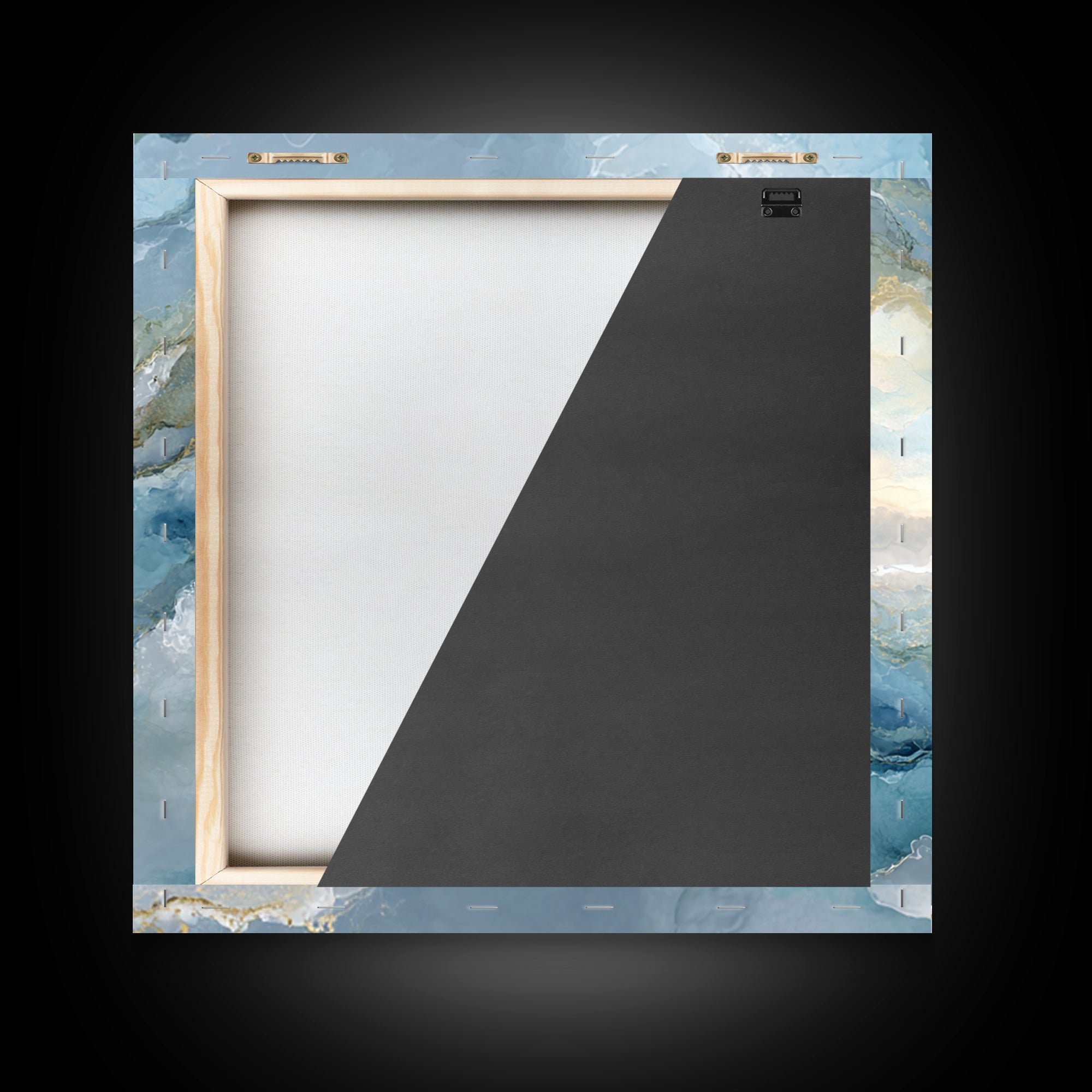 Soft Abstract Waves Canvas Print, Waiting Room Art, Boho Decor, Waiting Room Decor, Abstract Art, Calm, Printable Wall Art, WRA-1x1-98