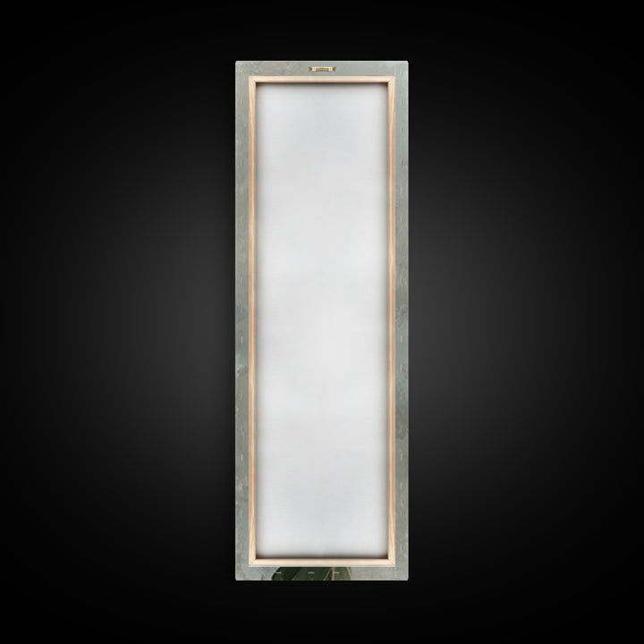 White Orchid on Light Gray Ground Canvas Print, Waiting Room Art, Bedroom Decor, Waiting Room Decor, Fine Art, Calm, Abstract, WRA-1x3-43