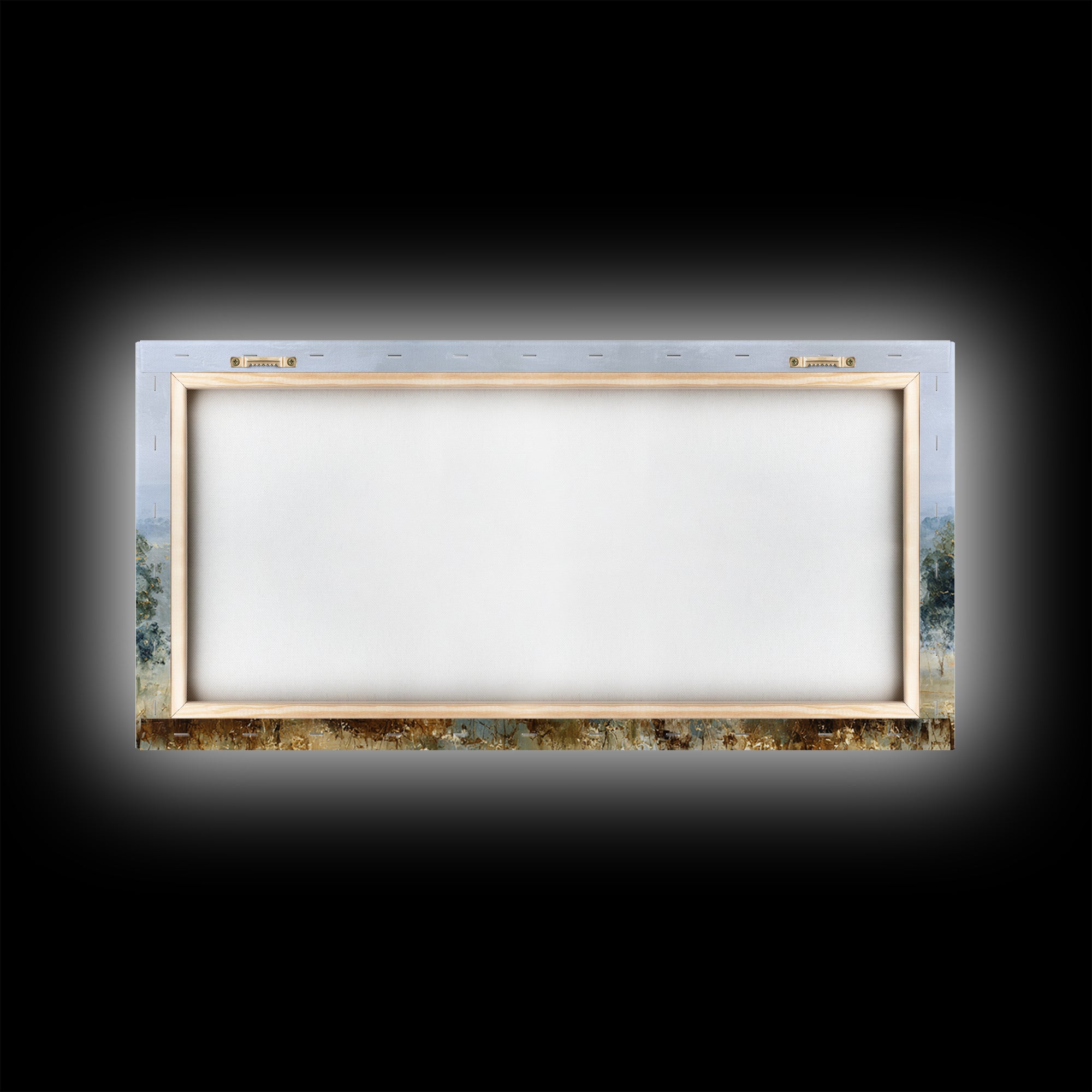 Open Field with Distant Tree Framed Canvas Print, Waiting Room Art, Abstract Art, Waiting Room Decor, Fine Art, Calm, WRA-2x1-91