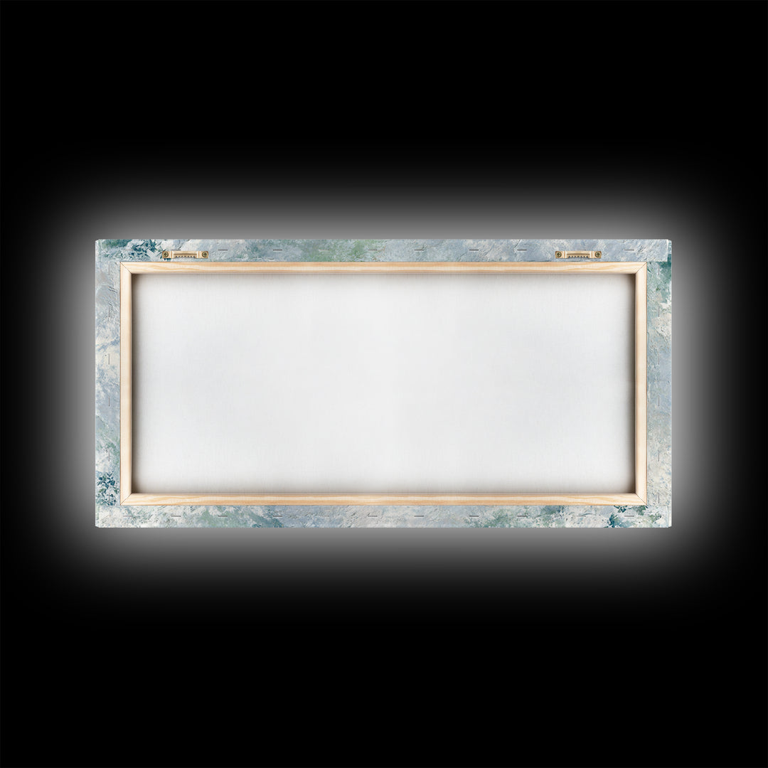 Light Marble Texture Abstract Framed Canvas Print, Waiting Room Art, Modern Art, Waiting Room Decor, Abstract Art, Calm, WRA-2x1-92