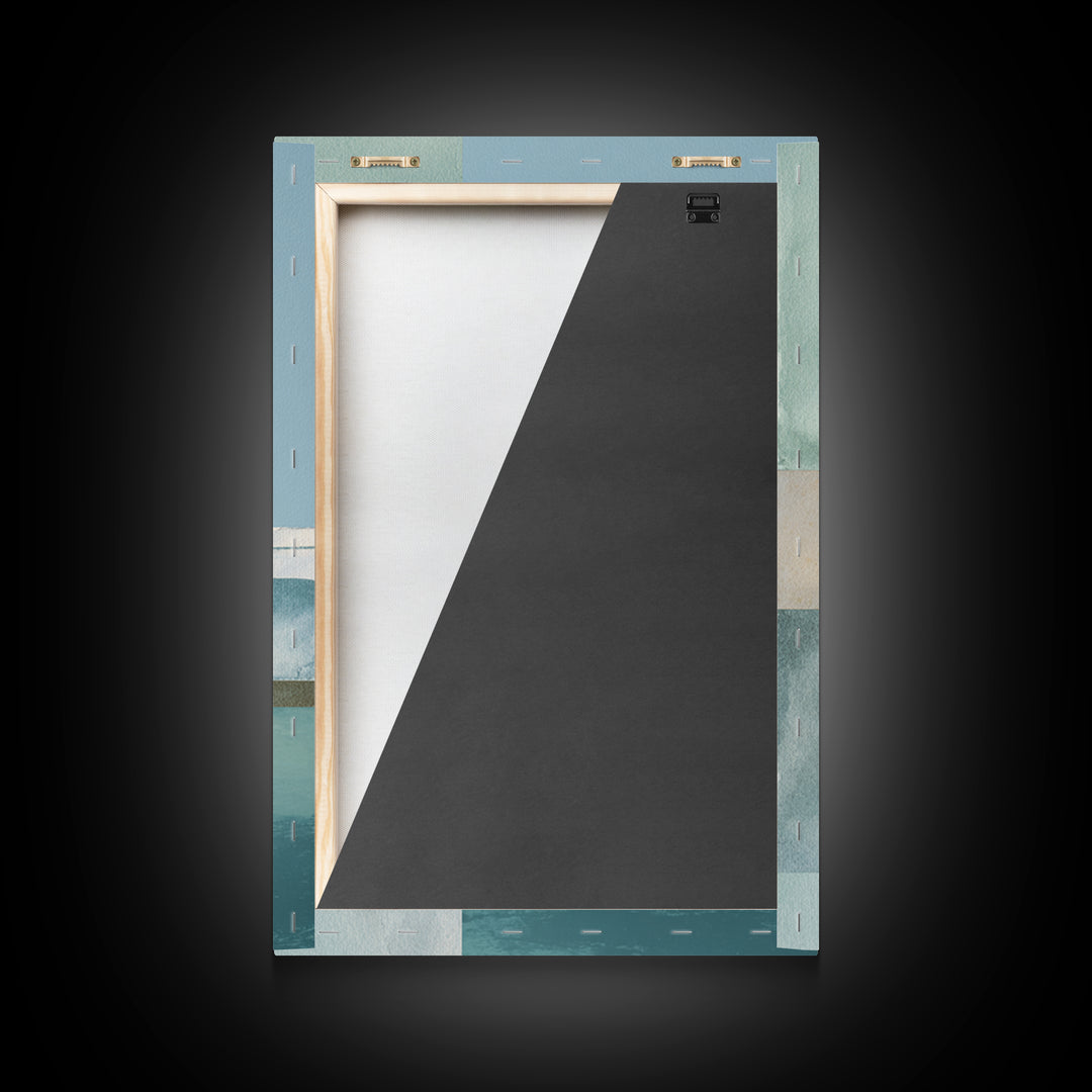 Minimal Geometric Composition Framed Canvas Print, Waiting Room Art, Wall Decor, Waiting Room Decor, Abstract Art, Calm, WRA-2x3-13