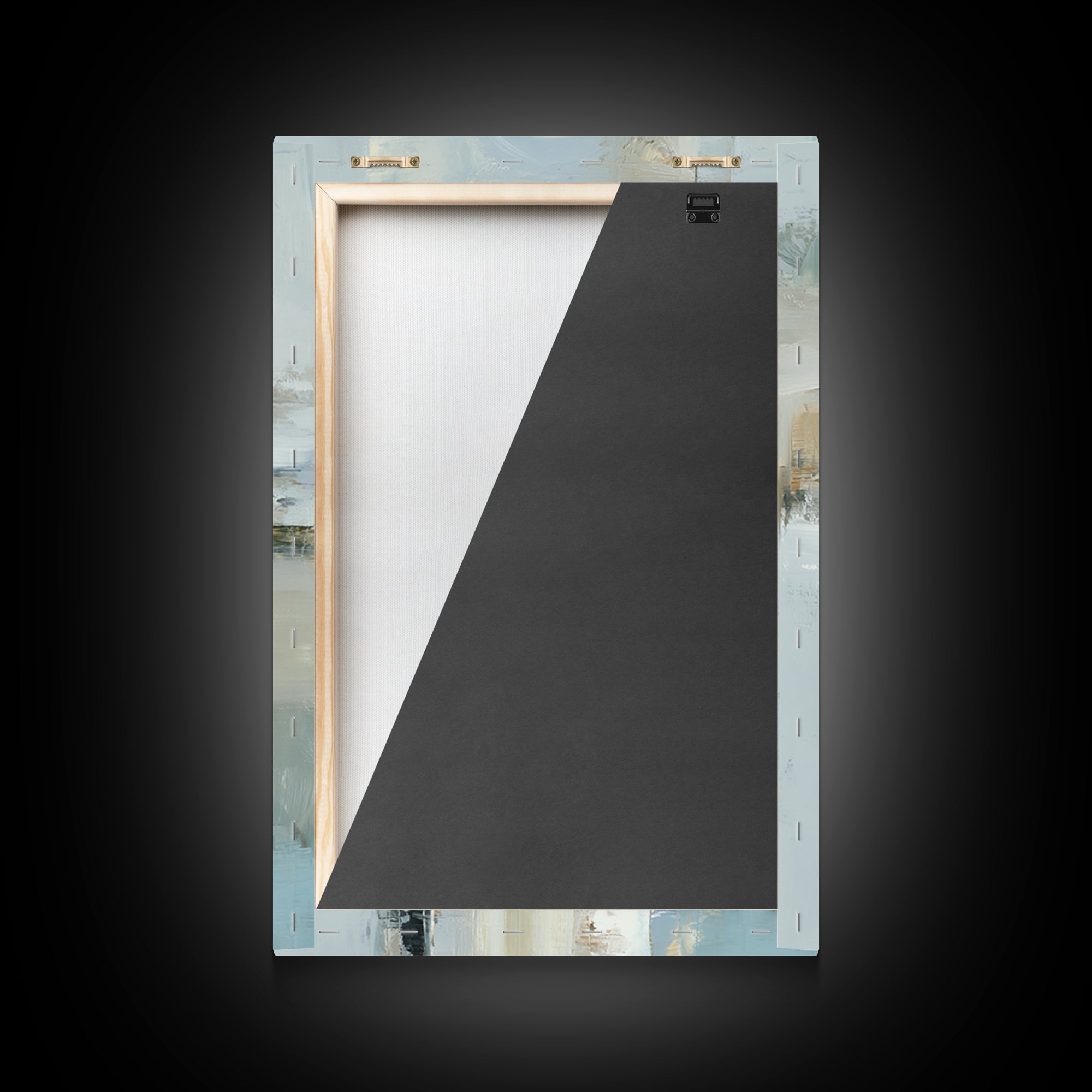 Modern Neutral Arch Abstraction Framed Canvas Print, Waiting Room Art, Abstract Art, Waiting Room Decor, Calm, Landscape, WRA-2x3-53