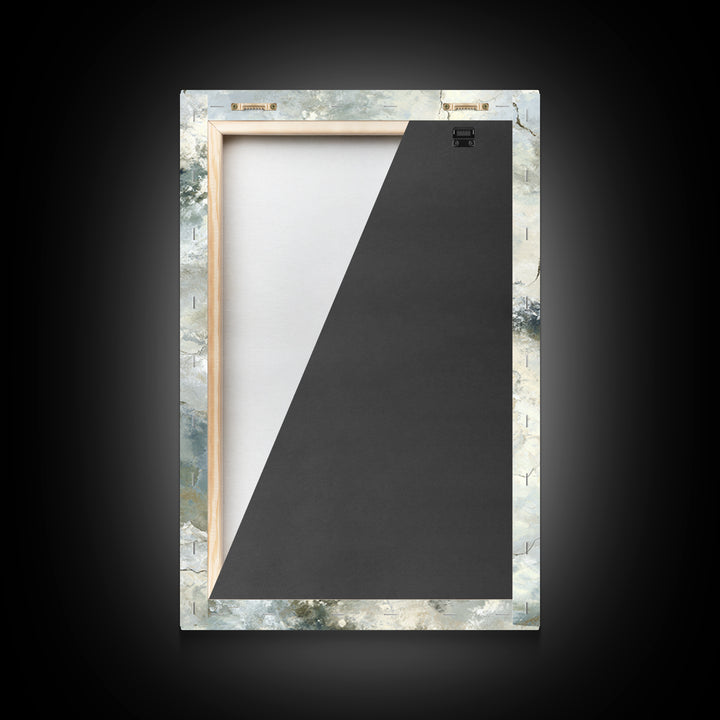 Light Marble Texture Abstract Framed Canvas Print, Waiting Room Art, Neutral Decor, Waiting Room Decor, Fine Art, Calm, WRA-2x3-56