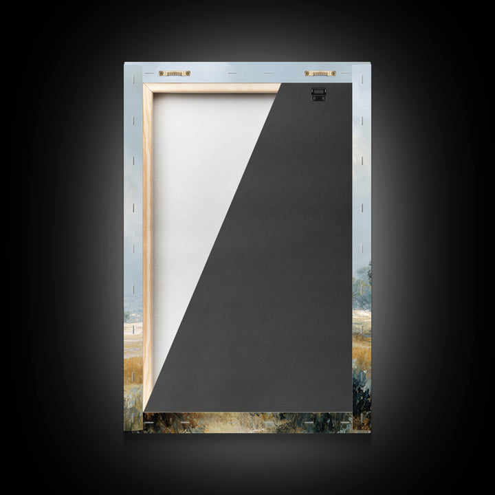 Open Field with Distant Tree Canvas Print, Waiting Room Art, Art, Waiting Room Decor, Calm, Bauhaus Print, Minimalist Wall Art, WRA-2x3-79