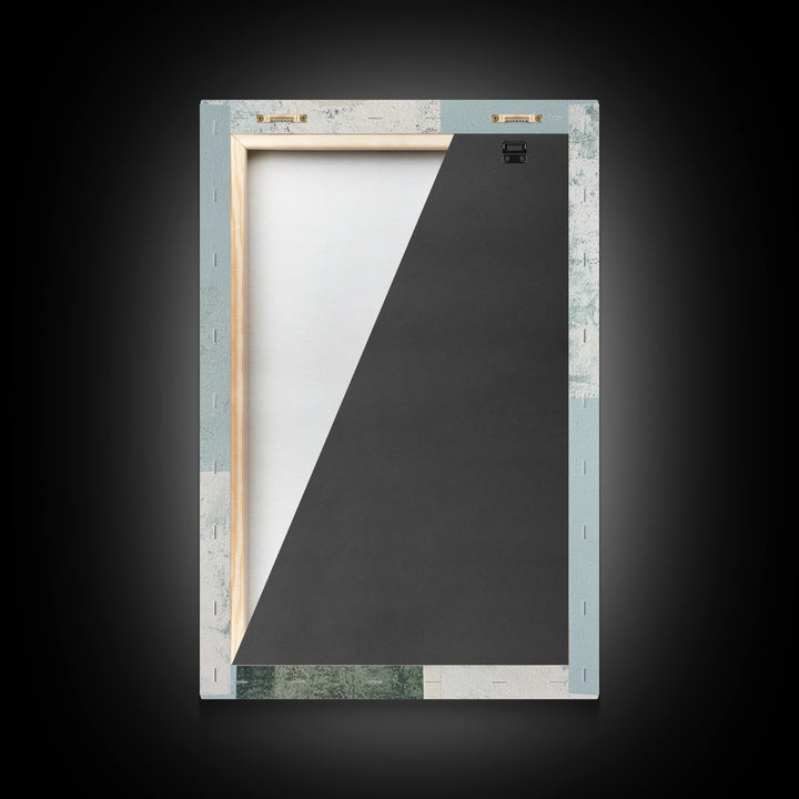 Minimal Geometric Composition Framed Canvas Print, Waiting Room Art, Bauhaus Print, Waiting Room Decor, Fine Art, Calm, WRA-2x3-85