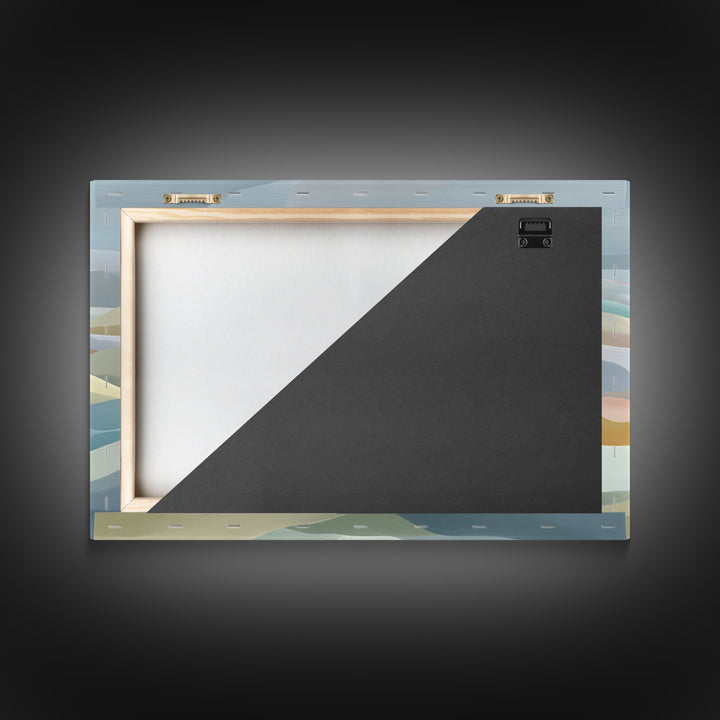 Pastel Rainbow Shapes for Pediatric Spaces Canvas Print, Waiting Room Art, Printable Art, Waiting Room Decor, Abstract Art, WRA-3x2-22