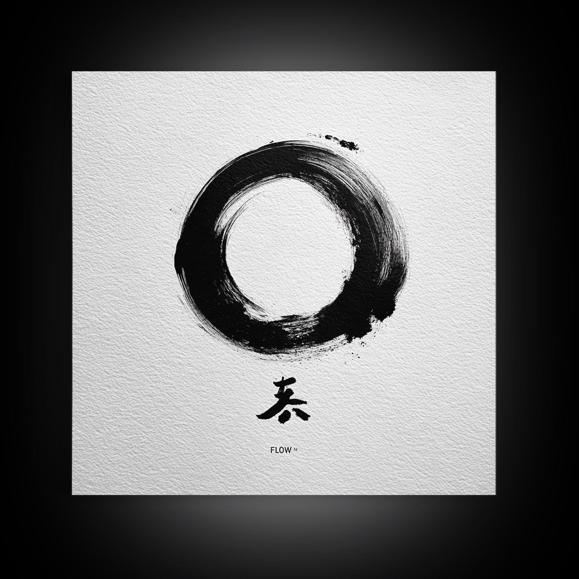 Zen Enso Circle Japanese Ink Painting Wall Art Minimalist Abstract Print Modern Home Decor Living Room Wall Art