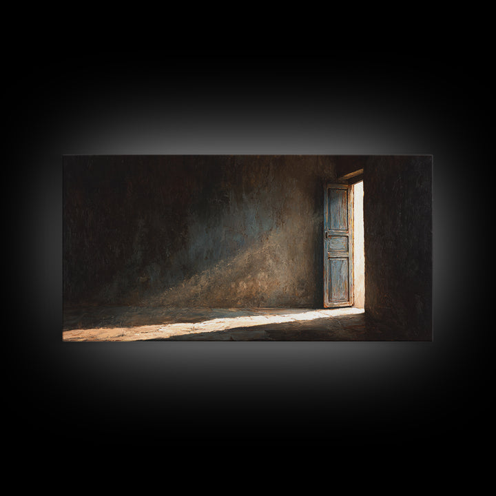 Neon Retro Sun Rising Over Digital Grid Mountains Sci Fi Landscape Wall Art Framed Canvas Print For Modern Living Room Decor