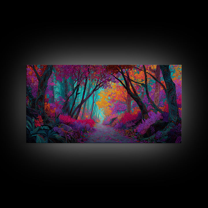 Quiet Desert Road Sunset Landscape Painting Large Wall Art Canvas Print Modern Rustic Home Decor Western Style