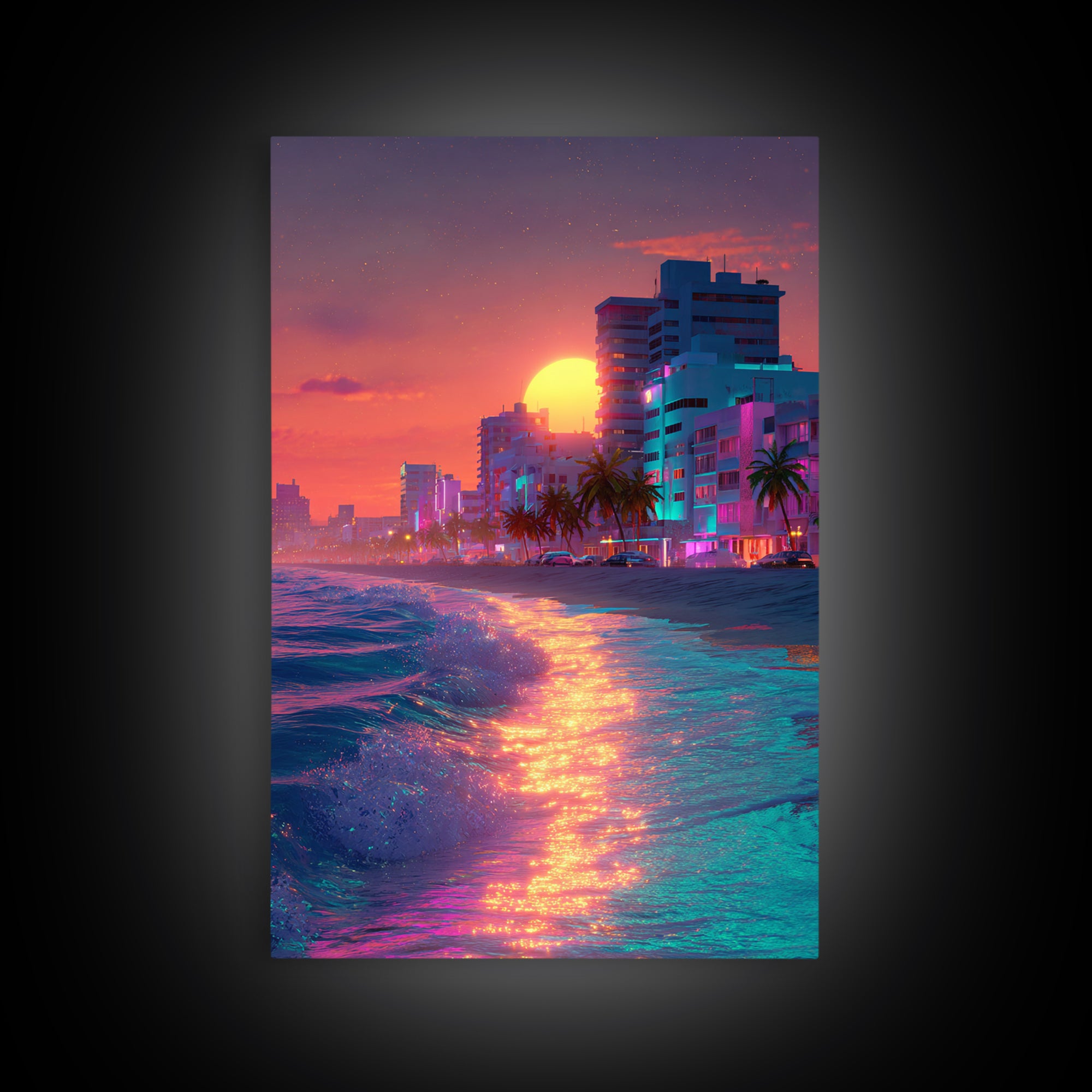 Mystical Butterfly Wall Art Canvas Print Spiritual Art Decor Colorful Framed Canvas Print