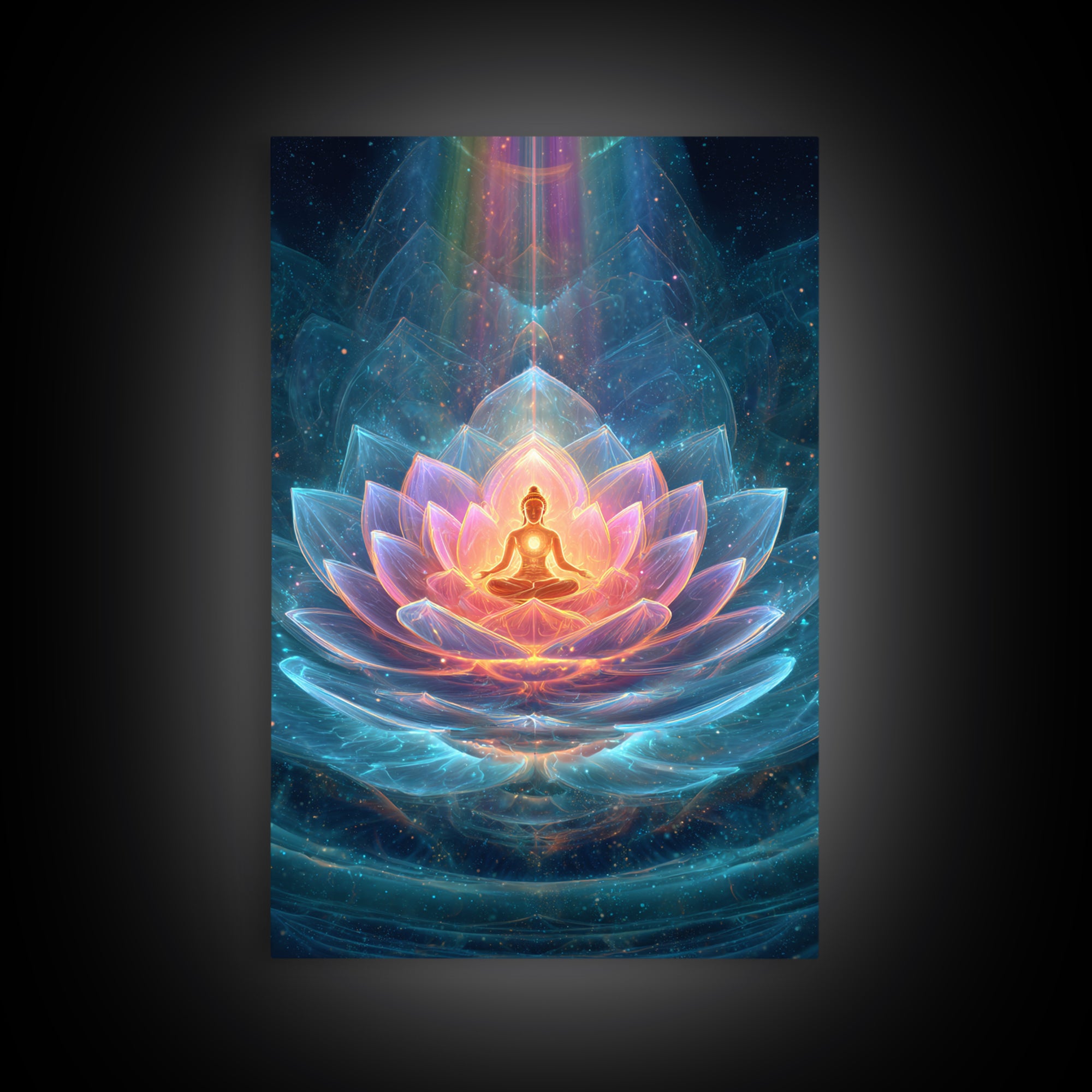 Starry Night Milky Way Over Western Desert Campfire Photography Canvas Print Framed Wall Art For Rustic Home And Living Room