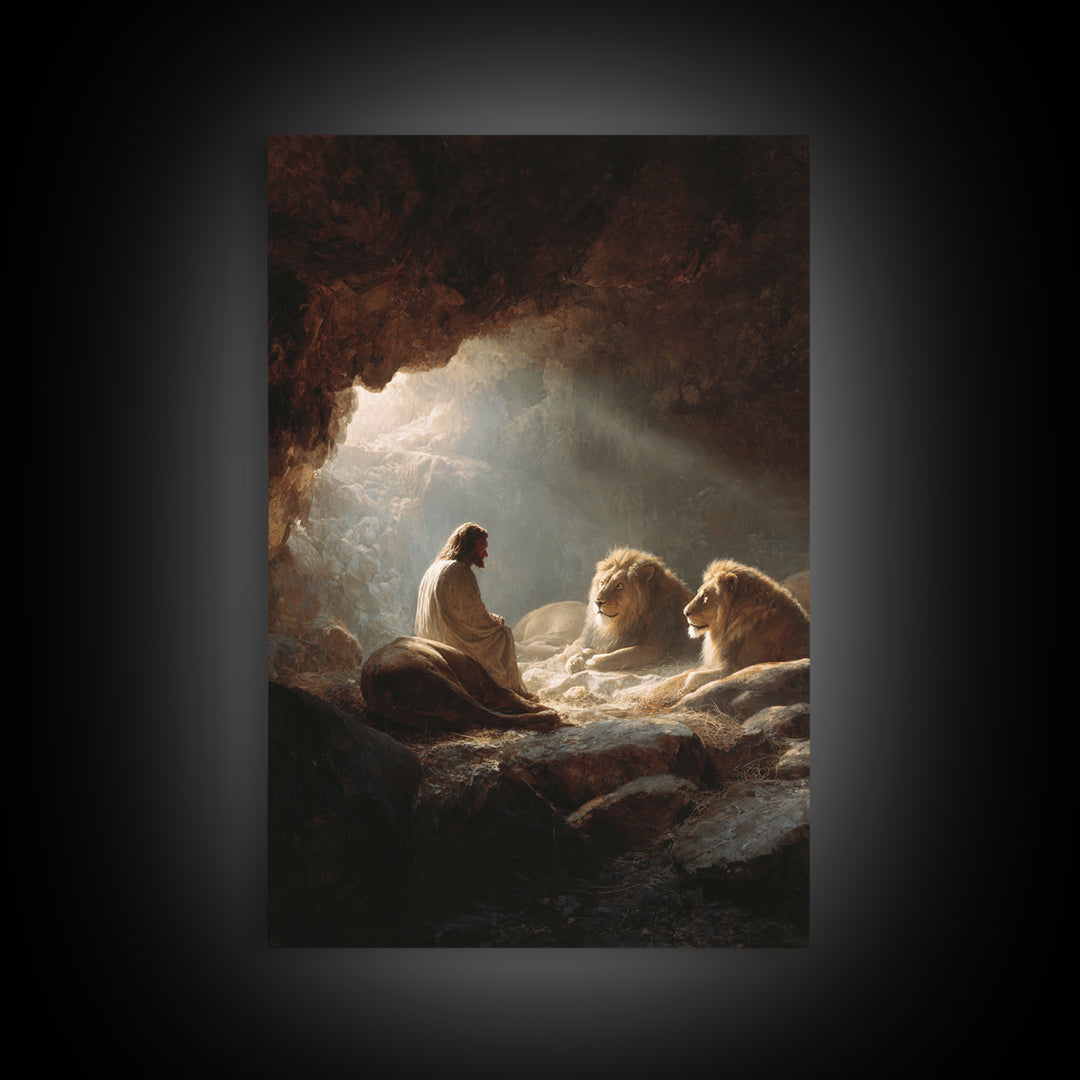 Epic Fantasy Knight Holding Sword Lightning Sky Dramatic Painting | Modern Canvas Print Wall Art For Home Decor Office