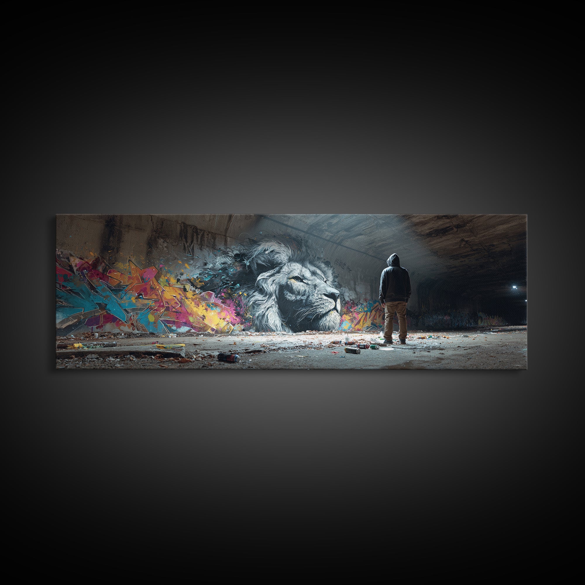 Biblical Moses Parting The Red Sea Epic Fantasy Wall Art Canvas Print Inspired By Legendary Story For Spiritual Home Decor And Office Art