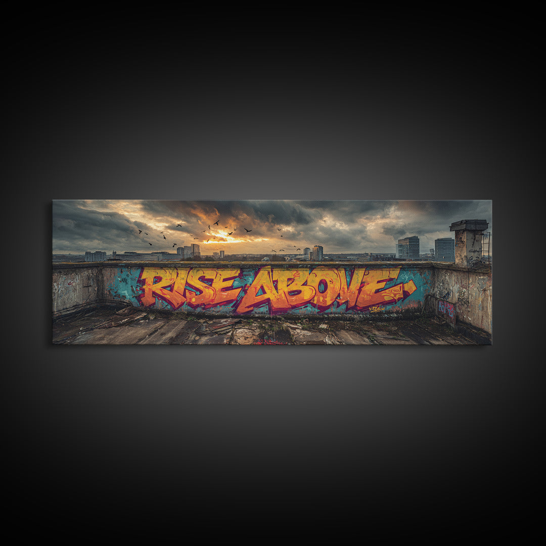 Urban Underground Subway Station Vibrant Tiger Mural Street Art Modern Wall Art Canvas Print For Home Decor