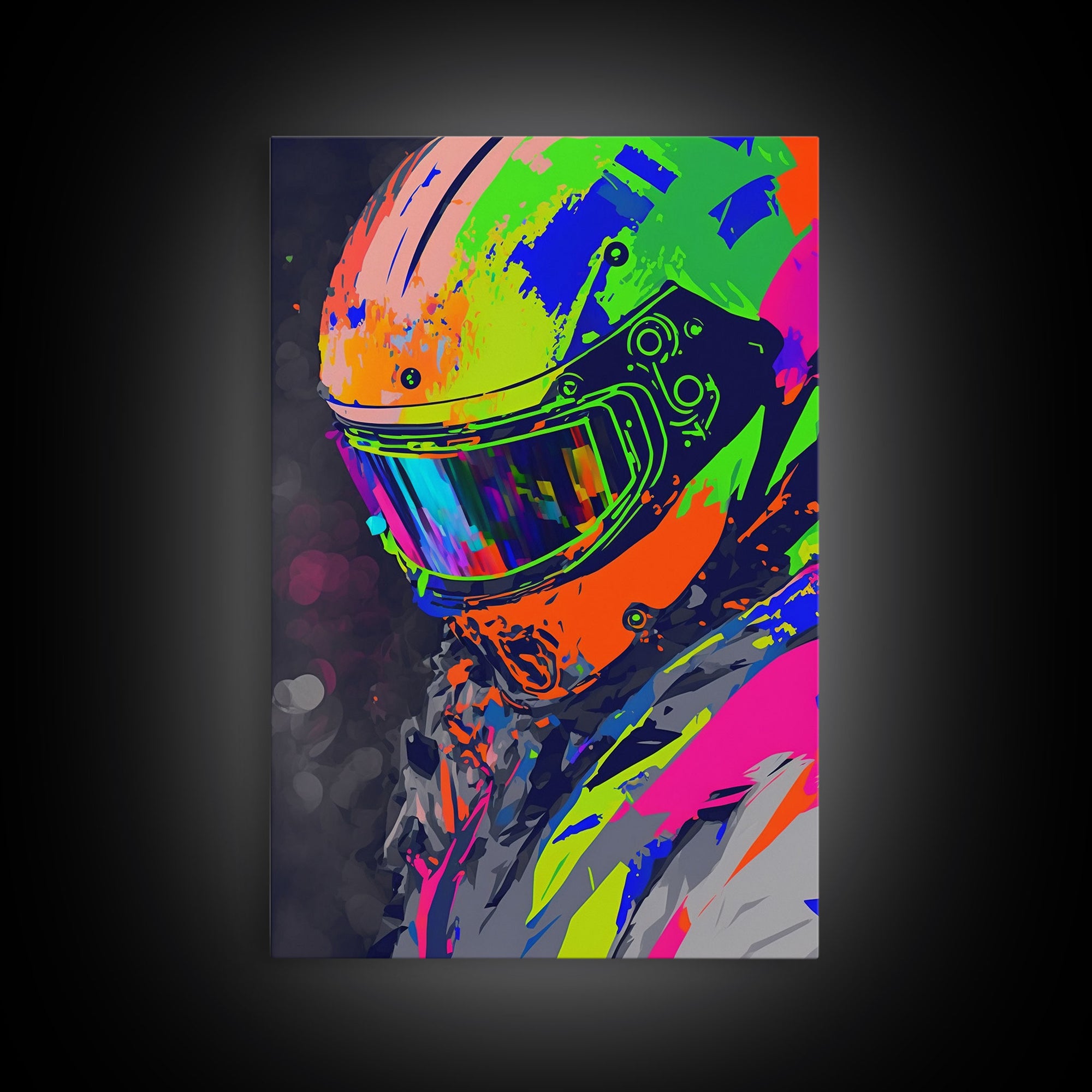 Motorcycle wall art framed print, Motorcycle poster print, MotoGP art, Motorcycle gifts, Motorcycle gift, Biker gift ready to hang print