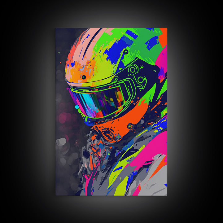 Motorcycle wall art framed print, Motorcycle poster print, MotoGP art, Motorcycle gifts, Motorcycle gift, Biker gift ready to hang print