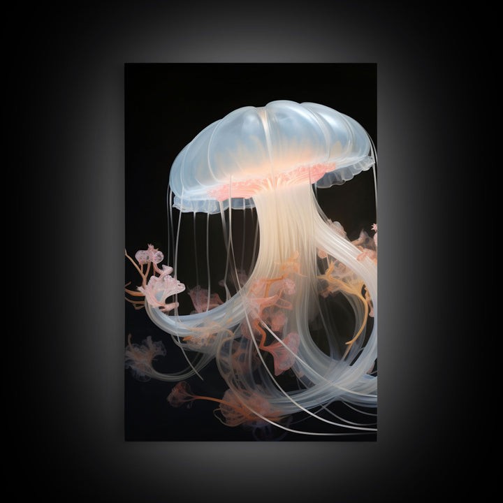 Ocean Wall Art, Animal Art, Jelly Fish Wall Art, Canvas Print, Wall Art, 3 Piece Wall Art, Unique Wall Decor, Kitchen Wall Art, Travel Print