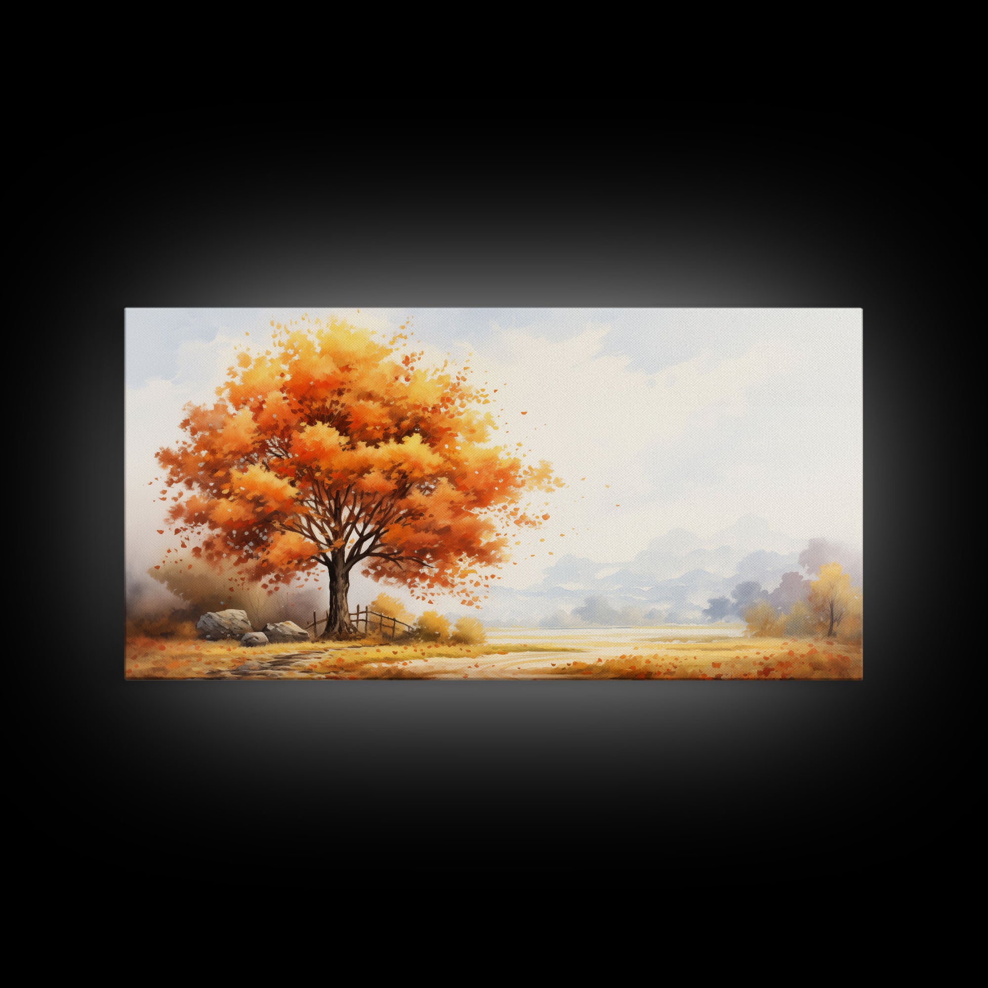 Fall Still Life - Fall Decor - Vintage Farmhouse Decor - Vintage Inspired - Framed Canvas Print - Farmhouse Wall Art - Large Canvas Sign