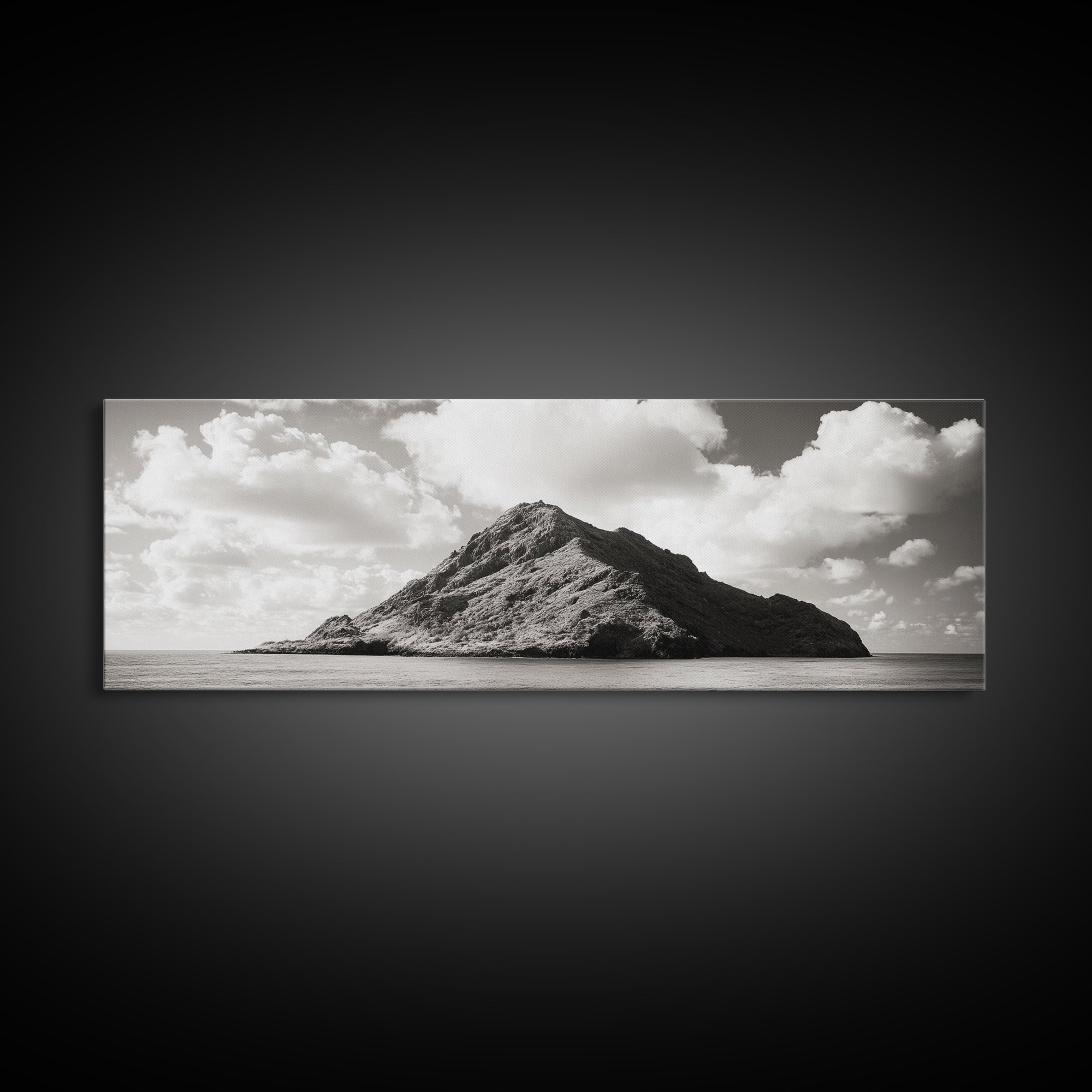 Tropical Island, Seascape Photography, Coastal Wall Art, Framed Canvas Print, Ocean Print, Minimalist Bedroom Art, Beach House Decor