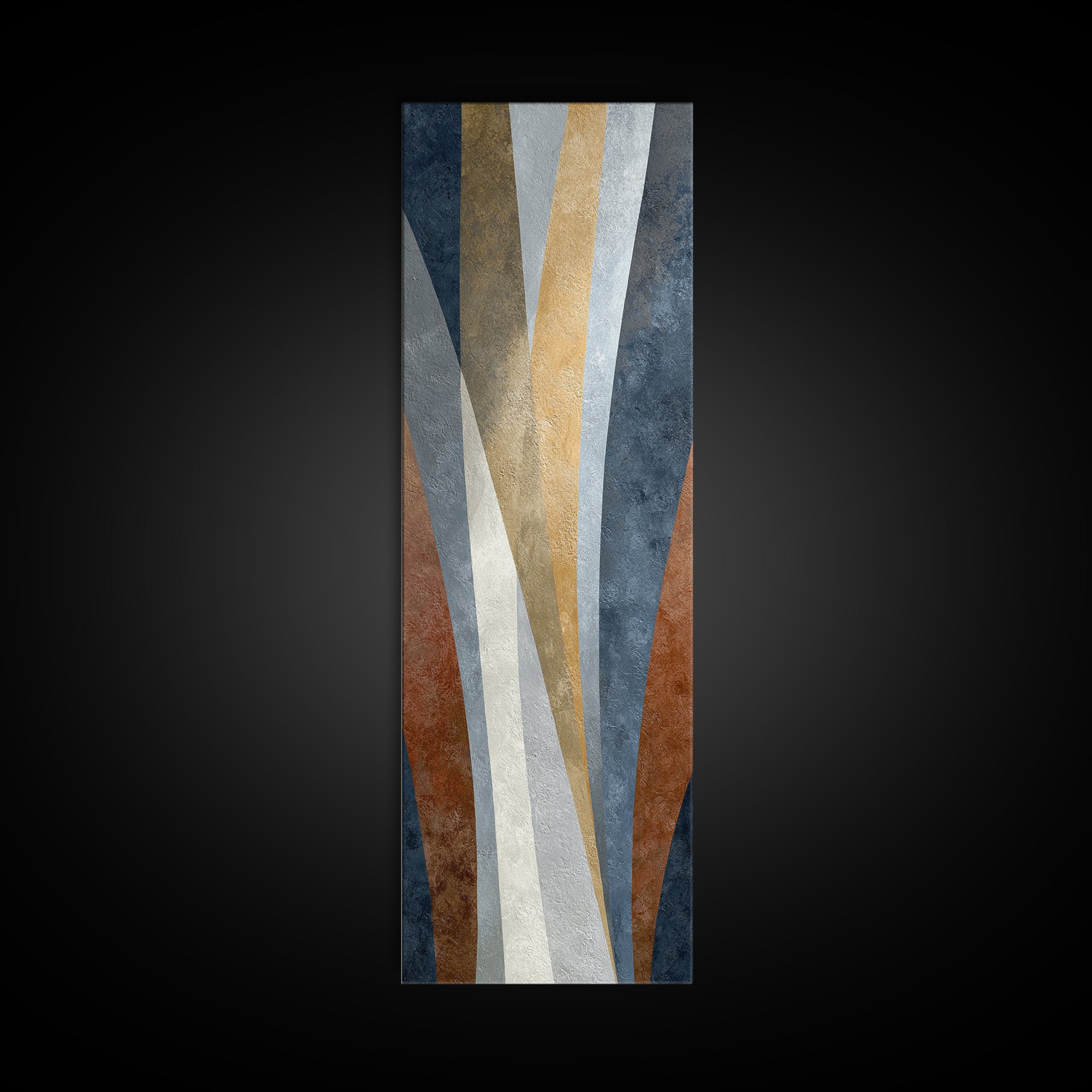 Neutral Abstract Arches Framed Canvas Print, Above Bed Art, Canvas Wall Art, Bedroom Decor, Abstract Art, Serenity, ABA-1x3-64