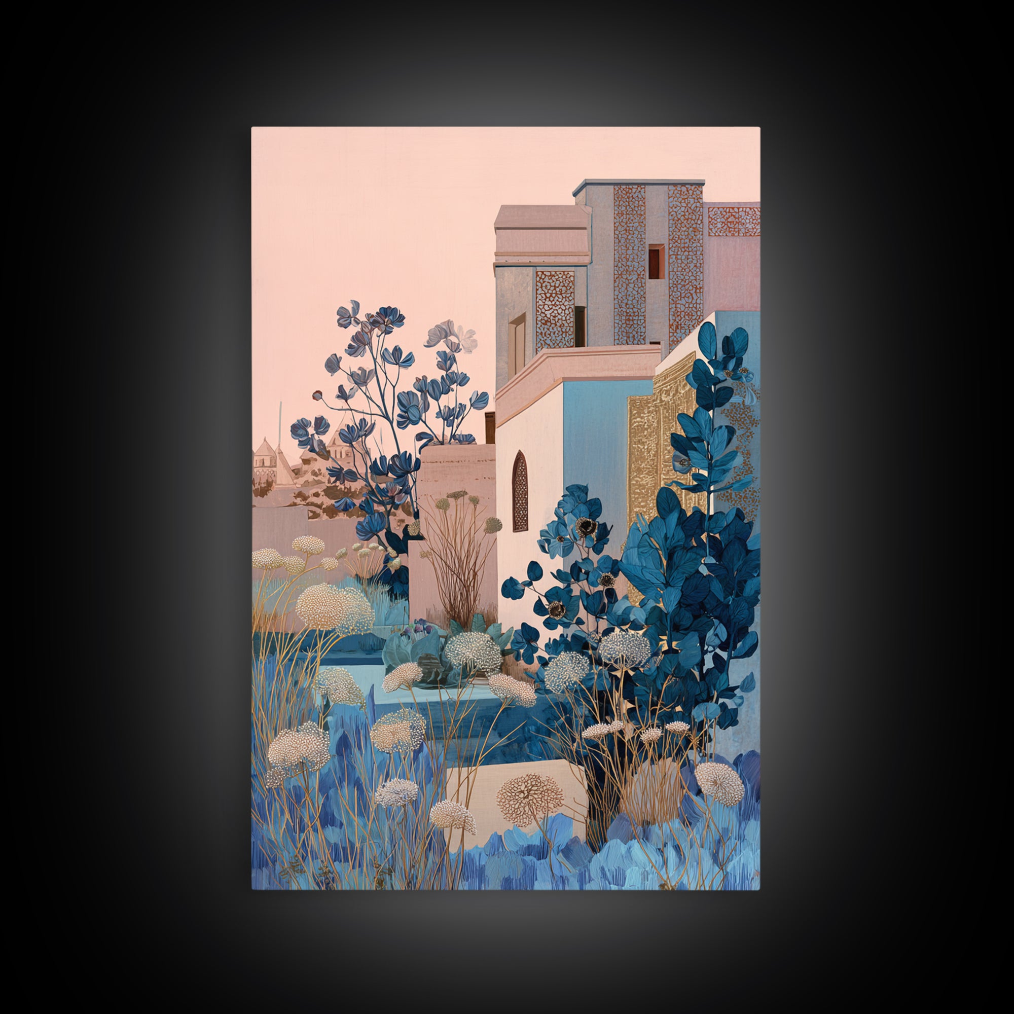 Oversized Lavender Field Framed Canvas Print, Above Bed Art, Room Decor, Bedroom Decor, Oil Painting, Serenity, Large Wall Art, ABA-2x3-51