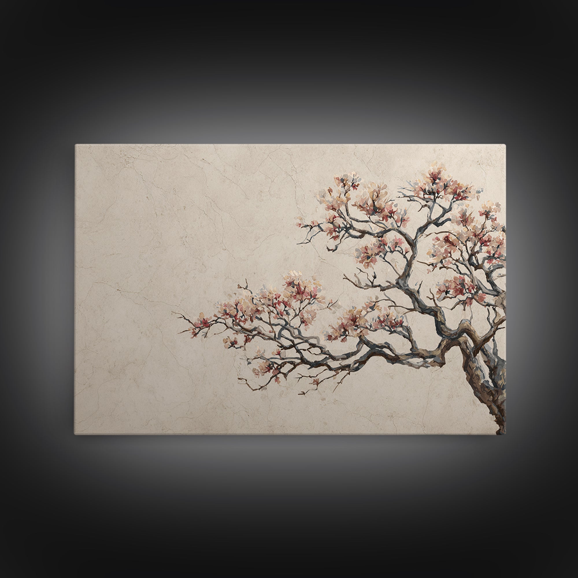 Japandi Ink Shapes Canvas Print, Above Bed Art, Original Art, Bedroom Decor, Abstract Art, Serenity, Sage Green Wall Art, ABA-3x2-22