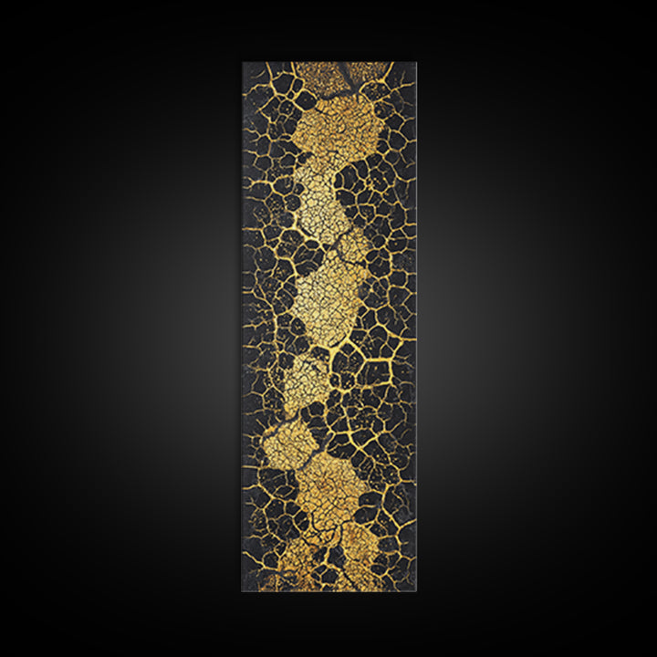 Gold Abstract Africa Map Wall Art, African Abstract, Black And Gold Art, Textured Art Print, Modern African Home Decor Gift