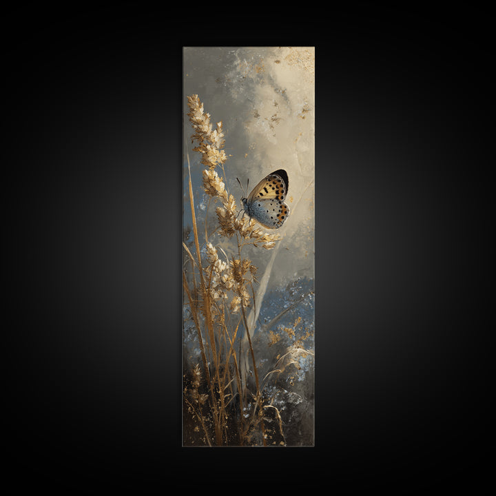 Butterfly Specimen Composition Canvas Print, Animal Art, Nursery Decor, Living Room Decor, Fine Art, Creature, Nursery Art, ANI-1x3-11